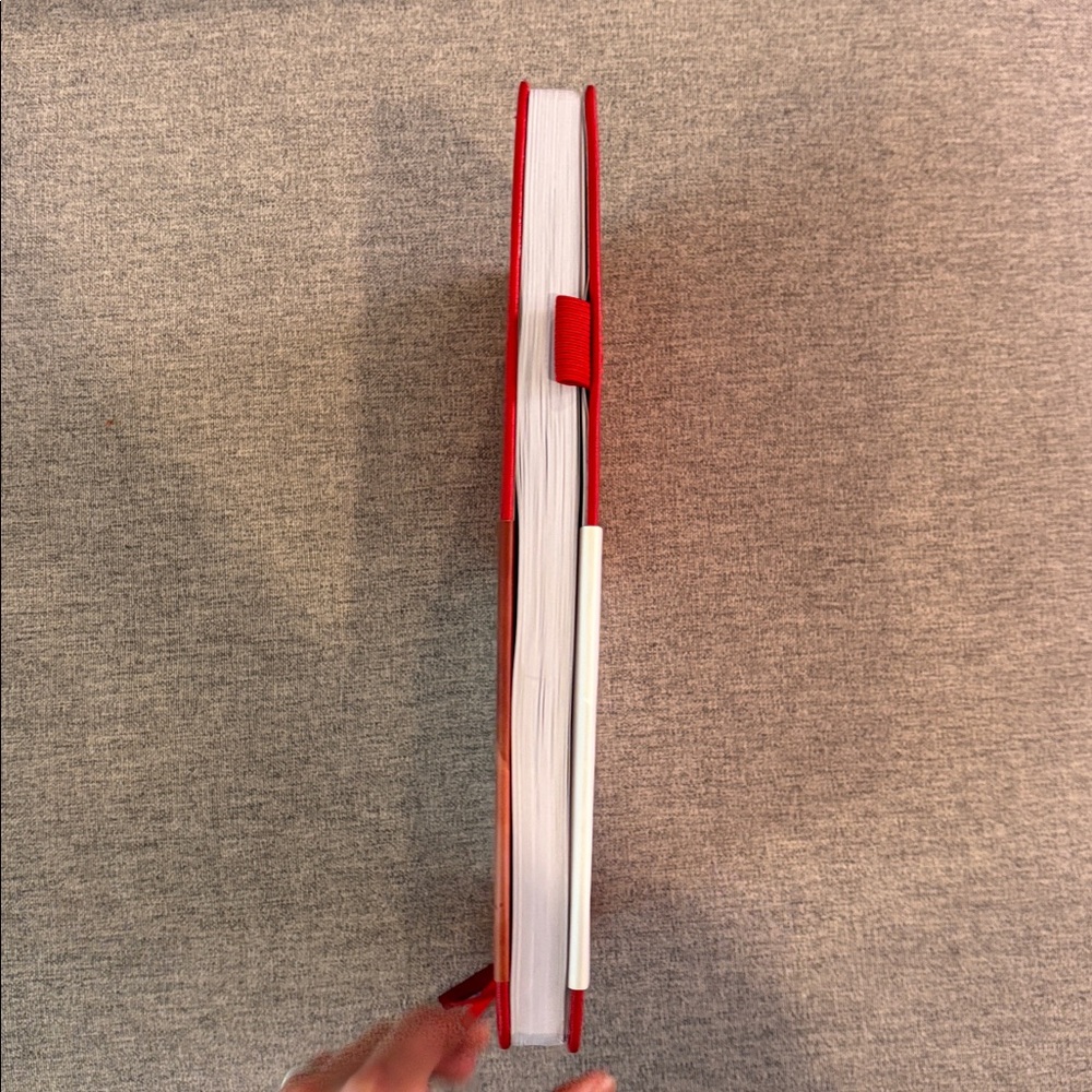 Clever Fox Planner PRO Hourly Weekly Planner - Red Leather 📕 - Picture 3 of 11